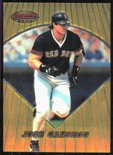 1996 Bowman's Best Jose Canseco Boston Red Sox #57 Base Card