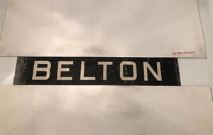 Midland Red 212 Vintage Linen Bus Blind 1960’s 33"- Belton - Picture 1 of 8