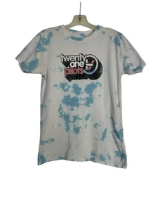 T-shirt Twenty One Pilots Rock Band piccola tie dye grafica scritta usata Y2k - Foto 1 di 2