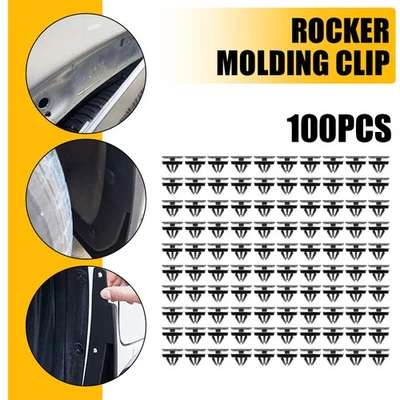 Fender 100X clipe de retenção de moldura com selante compatível com GM Chrysler Chevy Jeep Dodge - Imagem 1 de 4