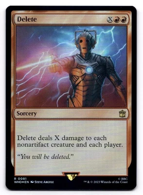 Delete NM Universes Beyond: Doctor Who 0081 MTG Foil - Image 1 of 2