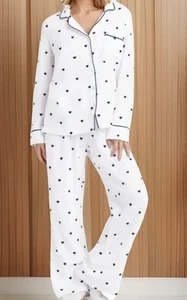 NEU! - Prachtvolles Langarm Pillowsoft Pyjama Set Lottie Love Schlafset MED - Bild 1 von 6