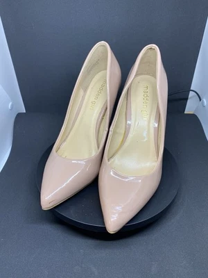 Women’s Madden Girl Maci Pink Patent Stiletto Heels Size 7 Preowned - Image 1 of 4