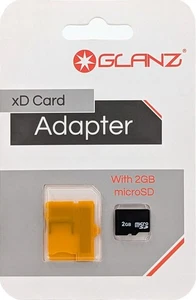 New Glanz Olympus XD to Micro SD Adaptor with 2GB Micro SD - Picture 1 of 1