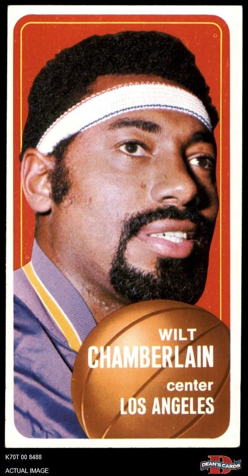 1970 Topps #50 Wilt Chamberlain  Lakers HOF Kansas  5 - EX - Image 1 of 1