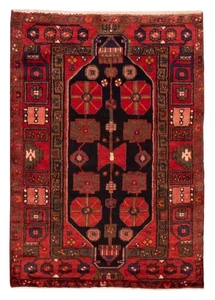 Vintage Hand-Knotted Area Rug 3'6" x 5'1" Traditional Wool Carpet - Picture 1 of 9