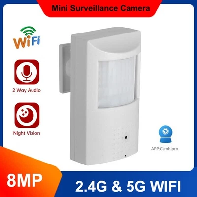 8 MP 2.4G+5G WIFI PIR Style 940NM IR Night Vison 2-Wege Audio PoE Kamera - Bild 1 von 4