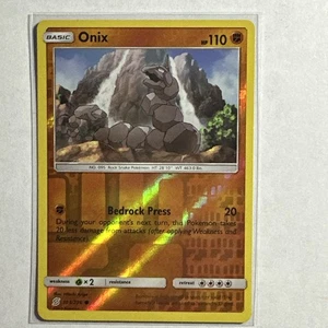 Onix 103/236 Reverse Holo Card Unified Minds Pokemon TCG LP - Picture 1 of 8
