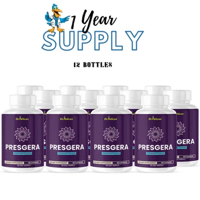 Presgera - Soporte Cerebral - 12 Botellas - 720 Cápsulas Foto 1 de 4