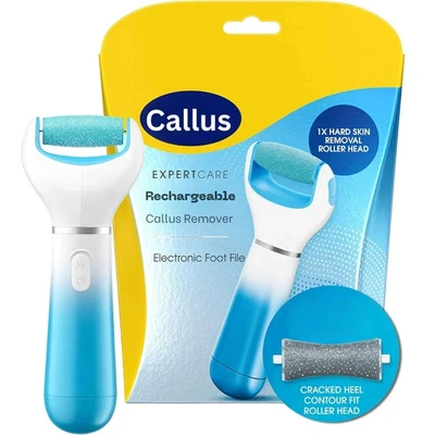 Electric Foot File Rechargeable Callus Hard Skin Remover Feet Pedicure 2 Speeds - Image 1 of 4