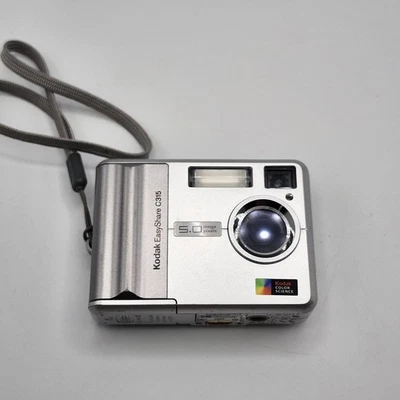 Kodak EasyShare C315 5.0MP Digital Camera w/ 128MB SD Card Tested  - Image 1 of 4