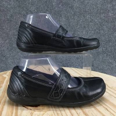 Rockport Cobb Hill Shoes Womens 7.5 M Mary Jane Black Leather Round Toe Casual - Image 1 of 4