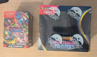 Mega Evolution Phantasmal Flames Booster Box & Booster Bundle Sealed In Hand - Image 1 of 2