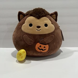 Squishmallows 12” WADE the WEREWOLF w/ Pumpkin Bucket Halloween Plush NWT - Picture 1 of 10
