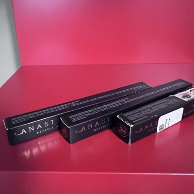 Anastasia Beverly Hills Brow Primer  + 2x Dark Brown Brow Wiz Pencil Full Sizes - Image 1 of 4