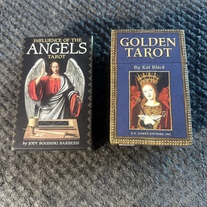 Golden Tarot von Kat Black & Angels Tarot 78 Karten Decks komplett schön! - Bild 1 von 6