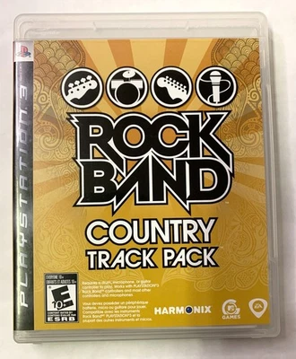 Rock Band Country Track Pack (Sony PlayStation 3 PS3, 2009) PS3 Game CIB - Image 1 of 4