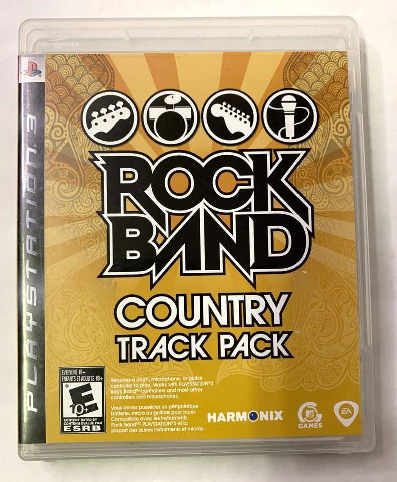 Rock Band Country Track Pack (Sony PlayStation 3 PS3, 2009) PS3 Game CIB - Image 1 of 4
