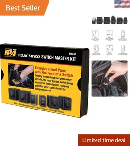 Kit maestro de derivación de relé de bomba de combustible compacto de 6 piezas para diagnósticos automáticos eficientes - Imagen 1 de 7