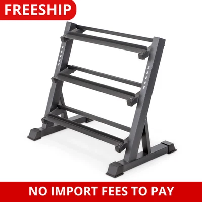 Organizador de almacenamiento de peso multinivel Marcy de 3 niveles para gimnasio en casa Foto 1 de 4