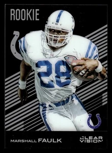 Clear Vision #89 Marshall Faulk Rookie Revision Colts 2015 - Imagen 1 de 2