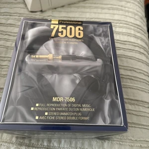 Sony Professional Mdr7506 Sound Monitor Headphones - Picture 1 of 2