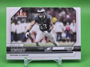 2024 2025 Panini Instant Super Bowl Champions LIX Eagles Zack Baun # 18 - Picture 1 of 3