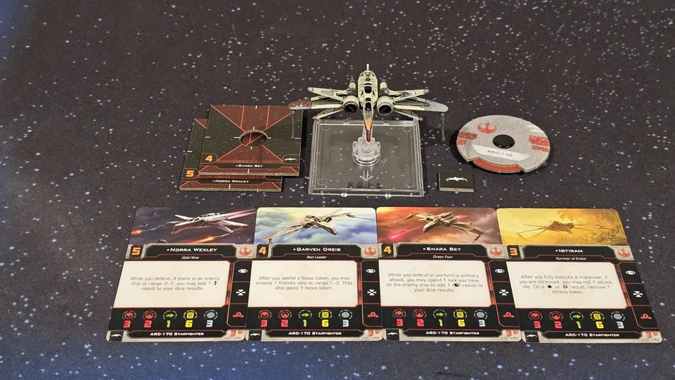 Star Wars X-wing Miniatures Rebel Arc-170 2.0 Upgraded - Image 1 of 1