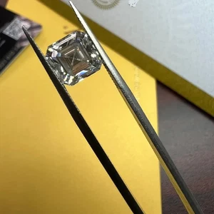 1.00 Ct Asscher Cut Natural D Color Loose Lab Grown CVD Diamond VVS1 Certified - Picture 1 of 7