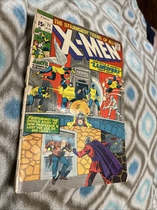 La portada de cómic vintage de la Edad de Bronce de Marvel Comics X-Men #71 está suelta - Imagen 1 de 12
