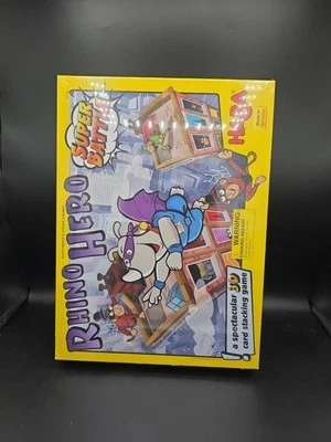 Haba Rhino Hero Super Battle - A Spectacular 3D Card Stacking Game New - Image 1 of 2