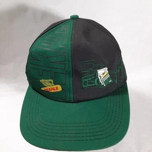K Products Dekalb Corn Seed Snapback Made USA Trucker Black Green - Picture 1 of 4