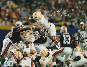 JAMAL LEWIS TENNESSEE VOLUNTEERS  BECKETT AUTHENTICATED ACTION SIGNED 8x10 - Picture 1 of 1