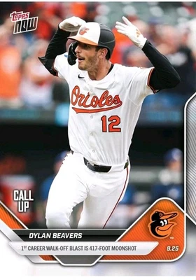 2025 Topps Now 774 Dylan Beavers Call Up - Image 1 of 3