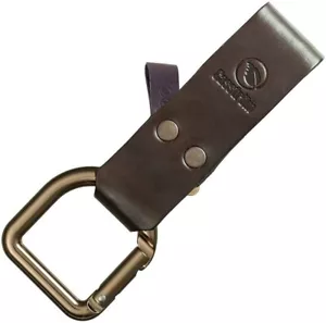 Casstrom No 3 Dangler Brown Loop Aluminum 450kg D-ring 3mm Cowhide 10103 - Picture 1 of 1