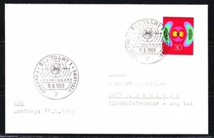 Germany 1969 FDC cover Mi 599 Sc 1005 Radio exhibition Stuttgart stempel - Picture 1 of 1