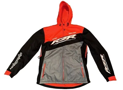 Troy Lee Designs 2020 Polaris RZR Zip Up Mens Hoodie Black/Red Size M - Image 1 of 4