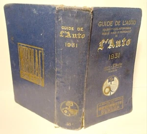 Guide de l'Auto touristique, automobile ... 1931 DUNLOP - Bild 1 von 3