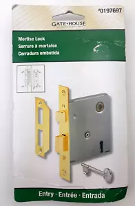Nuevo Gatehouse Mortaja Cerradura Cerradura Llave Puerta de Entrada #0197697 Nuevo de Edición con 2 Llaves - Imagen 1 de 2