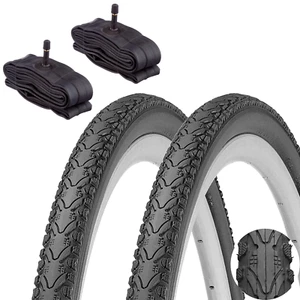 2 REIFENKAPPEN KENDA 700X40C SCHWARZ + KAMMERN AMERICA FAHRRAD 28" CITY BIKE GRAVEL - Bild 1 von 6