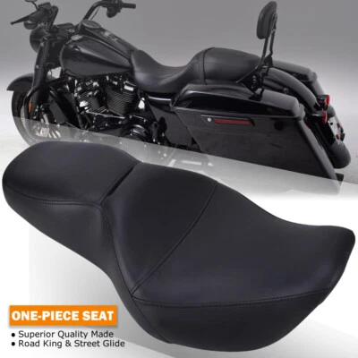 Low Pro Passenger 2UP Seat For Harley 1997-2007 Road King 2006-2007 Street Glide - Image 1 of 4