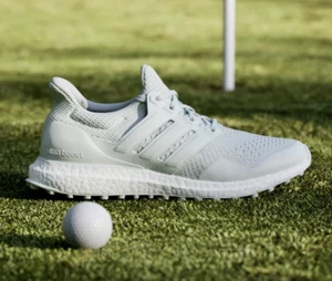 ADIDAS ULTRABOOST SPIKELESS GOLF WATER-RESISTANT SIZE 14 BRAND NEW (IF0324) - Picture 1 of 8