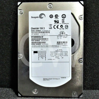 Seagate Cheetah HDD ST3300655LW 15K.5 300GB 3.5" U320 SCSI HARD DRIVE - Image 1 of 2