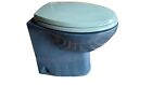 Alaska Blue Toilet Back to wall pan And Light Blue Seat