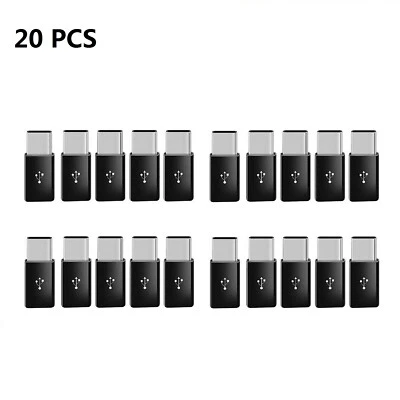 Lote Adaptador Tipo-C para Micro USB Conector de Dados Conversor Cabo Carregador Android  - Imagem 1 de 4