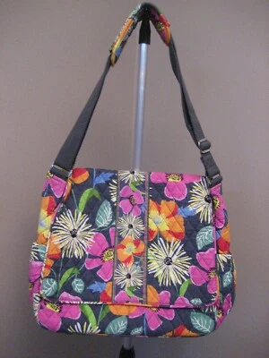 ¡NUEVO CON ETIQUETAS! Bolso de pañales mensajero VERA BRADLEY multicolor JAZZY BLOOMS $118 Foto 1 de 4