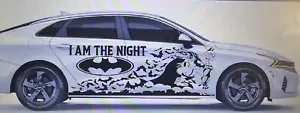 BATMAN GRAPHIC VINYL DECAL TRUCK CAR SIDES - Picture 1 of 2