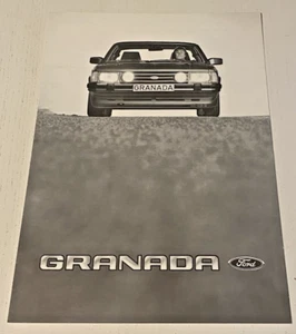 Ford Granada Verkaufsprospekt in Deutsch - Dezember 1983 - schöner Zustand. - Bild 1 von 4