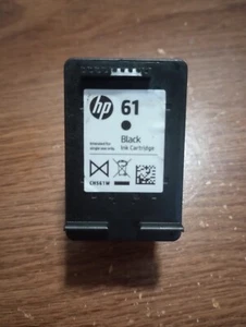 Czarny wkład atramentowy HP 61 OEM oryginalny - pusty - Zdjęcie 1 z 2
