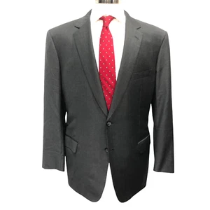 Brioni RECENT Suit Jacket Men's 46L Gray 100% Wool NM Colosse 2B Jacket Vented - Picture 1 of 10